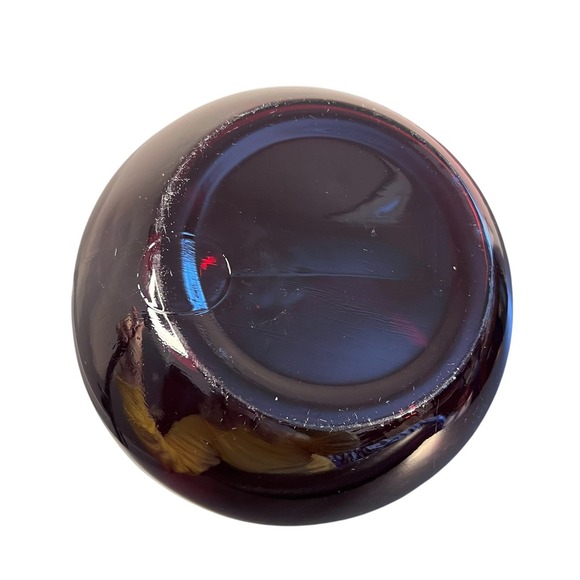 Vintage Royal Ruby Red Tilt Pitcher Anchor Hocking With Ice Lip 8" Tall - Picture 6 of 7